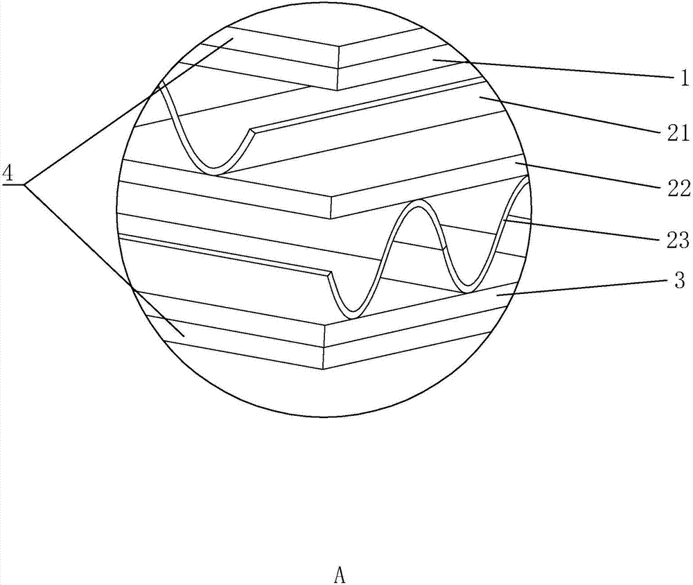 Anti-crushing corrugated board