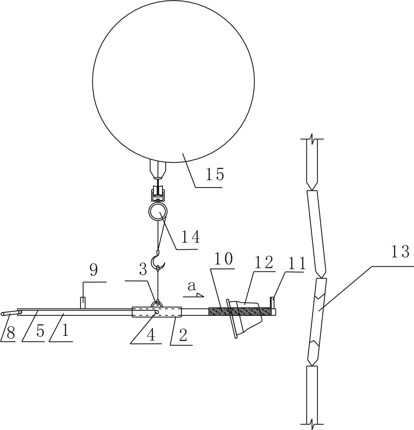 Construction method for tuyere