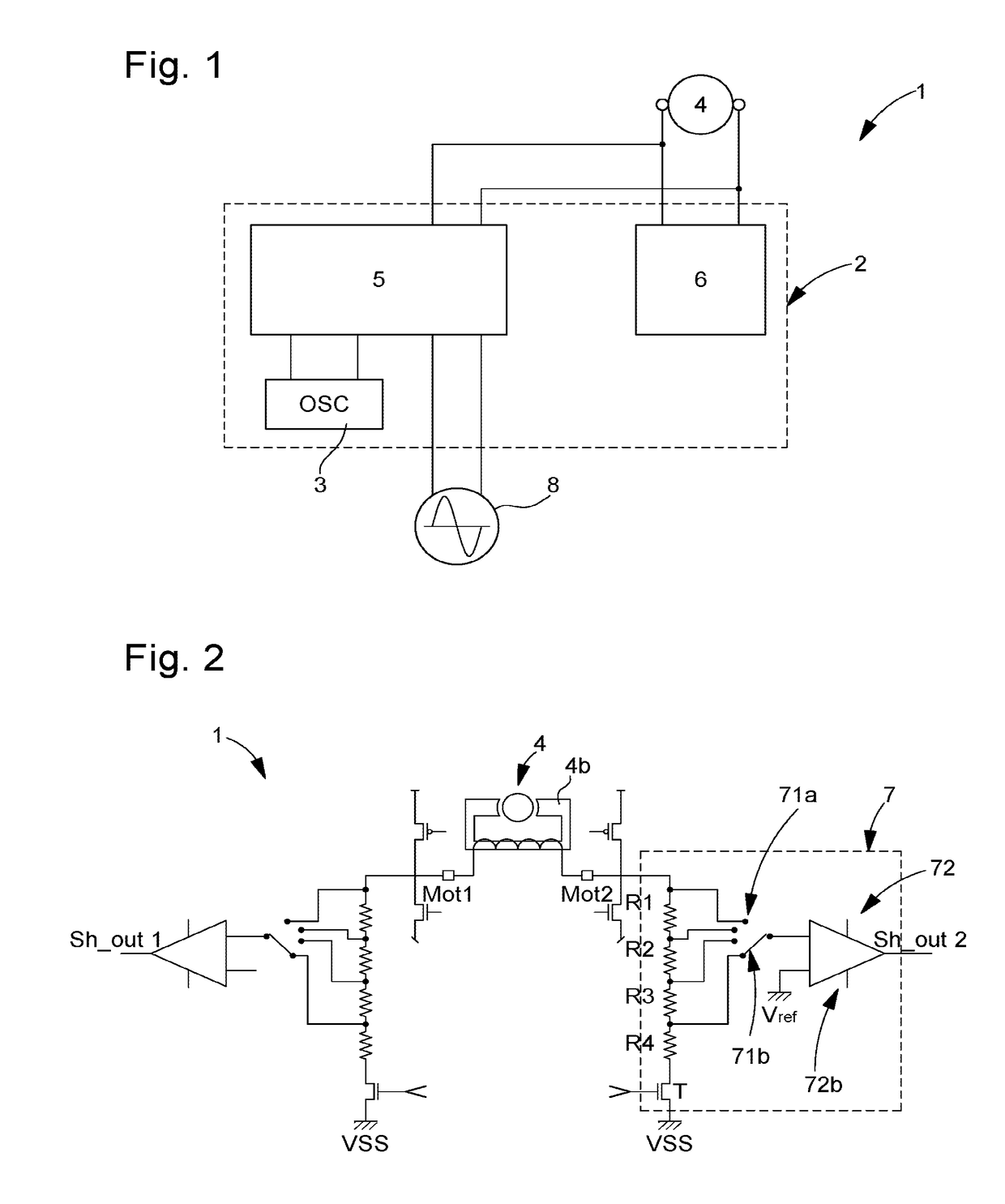 Shock detector circuit and method for operation thereof