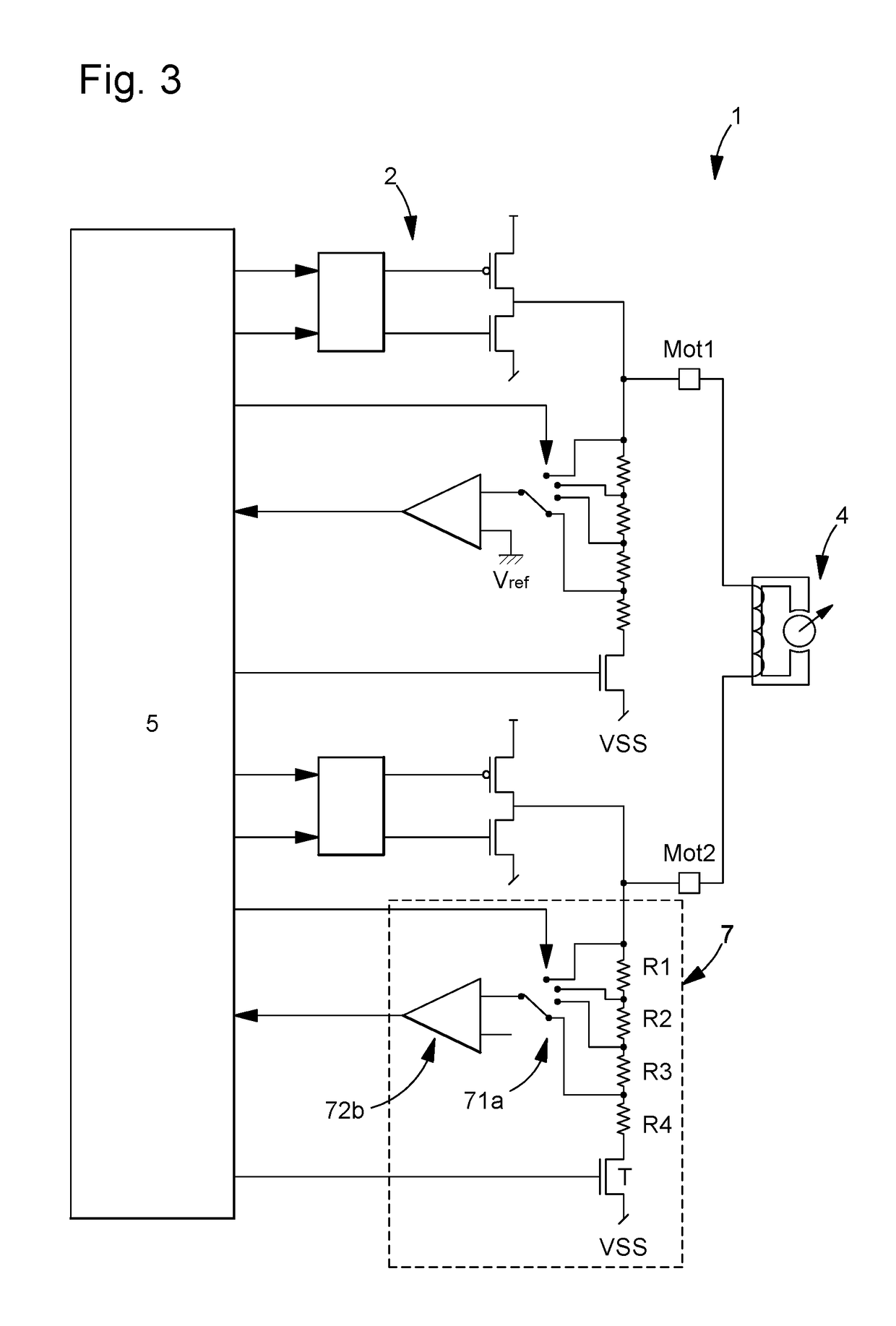 Shock detector circuit and method for operation thereof