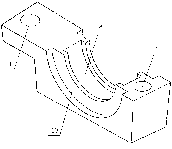 Single-body bearing pedestal for spandex guide roller