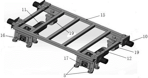 Multidirectional double-drive rail guide vehicle