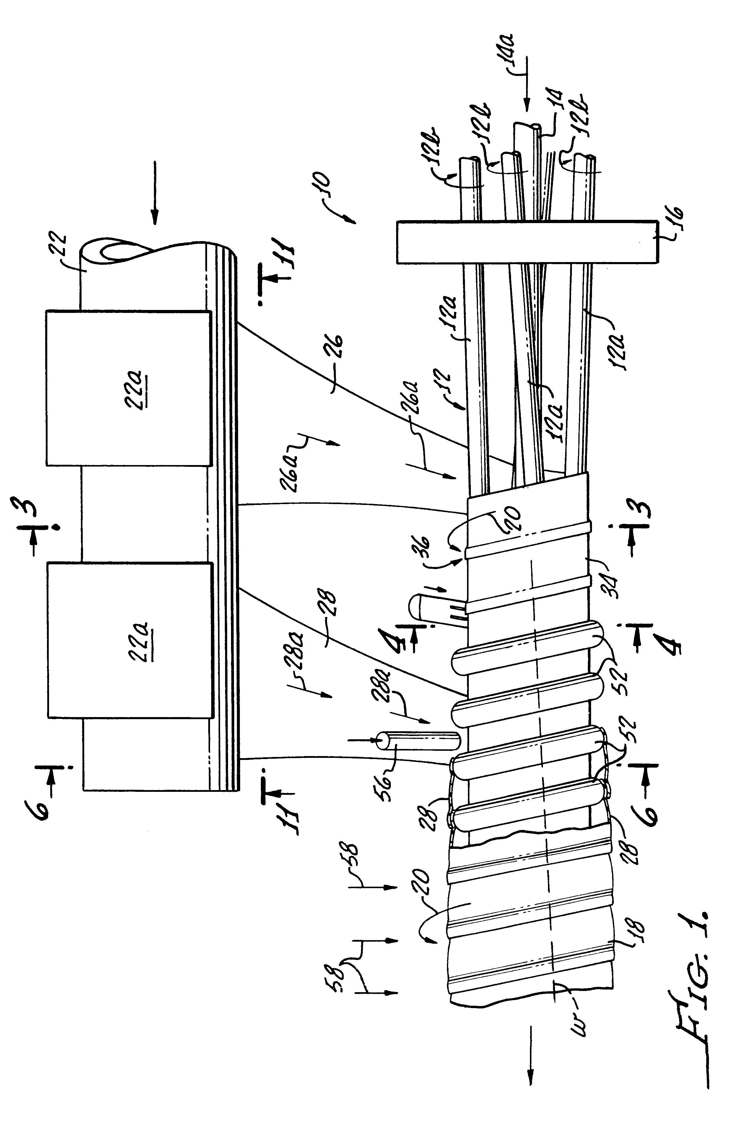 Method of making a double-walled flexible tubing product with helical support bead and heating conductor