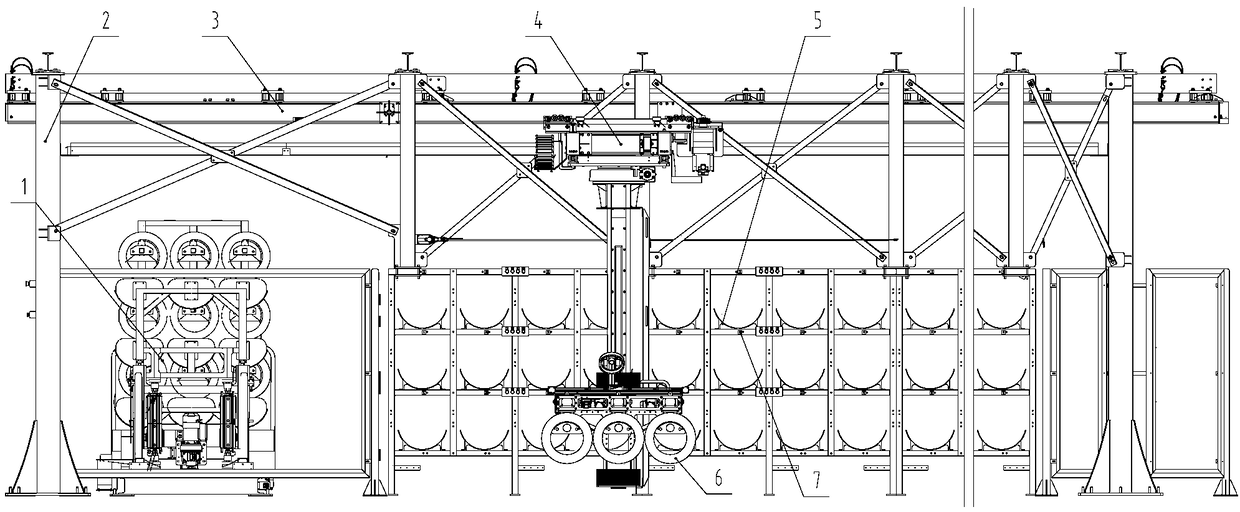 Chopped fiber automatic yarn feeding system based on visual accurate positioning