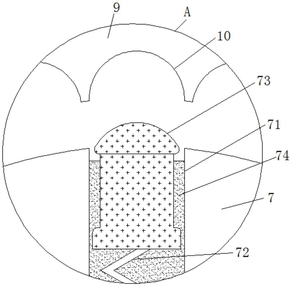 Crane hanging scaffold stall self-locking mechanism based on cable hoisting