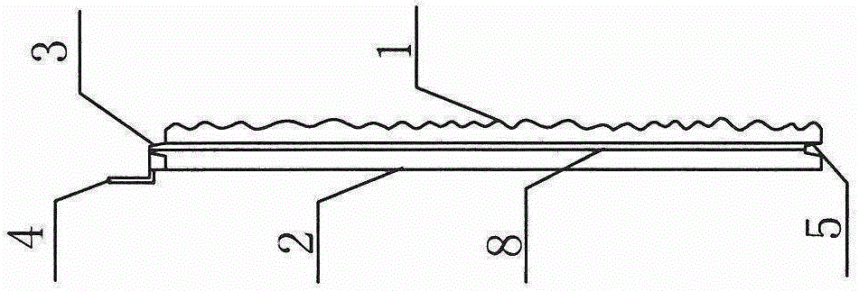 External thermal insulation cement decoration panel provided with rigid sealing joint serving as vertical joint and assembling method thereof