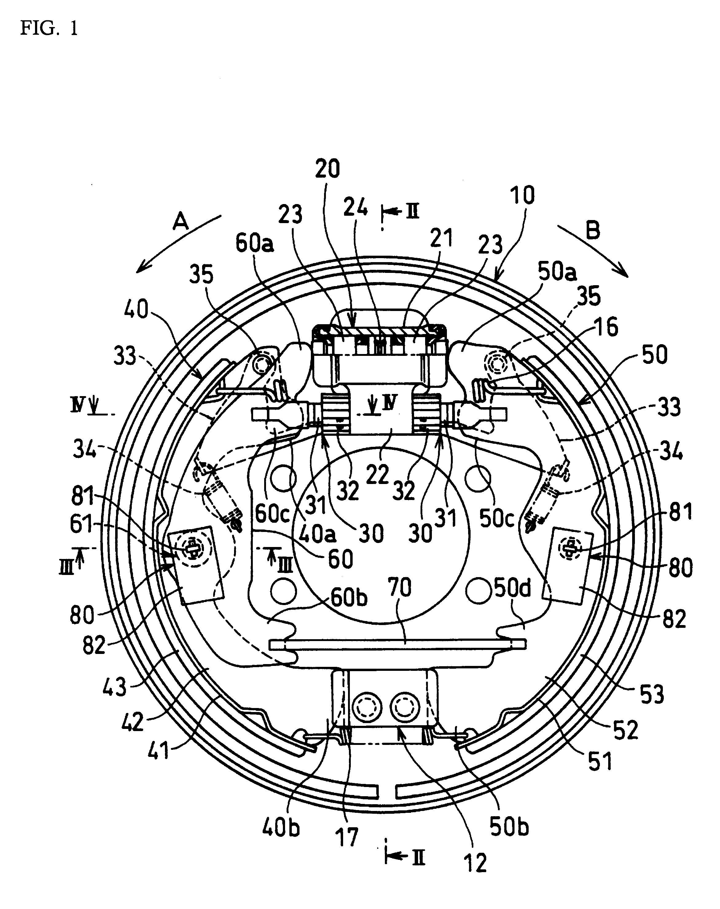 Drum brake device