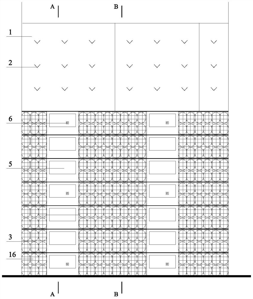 Construction method of rigid-flexible composite ecological slope protection of foam concrete embankment slope