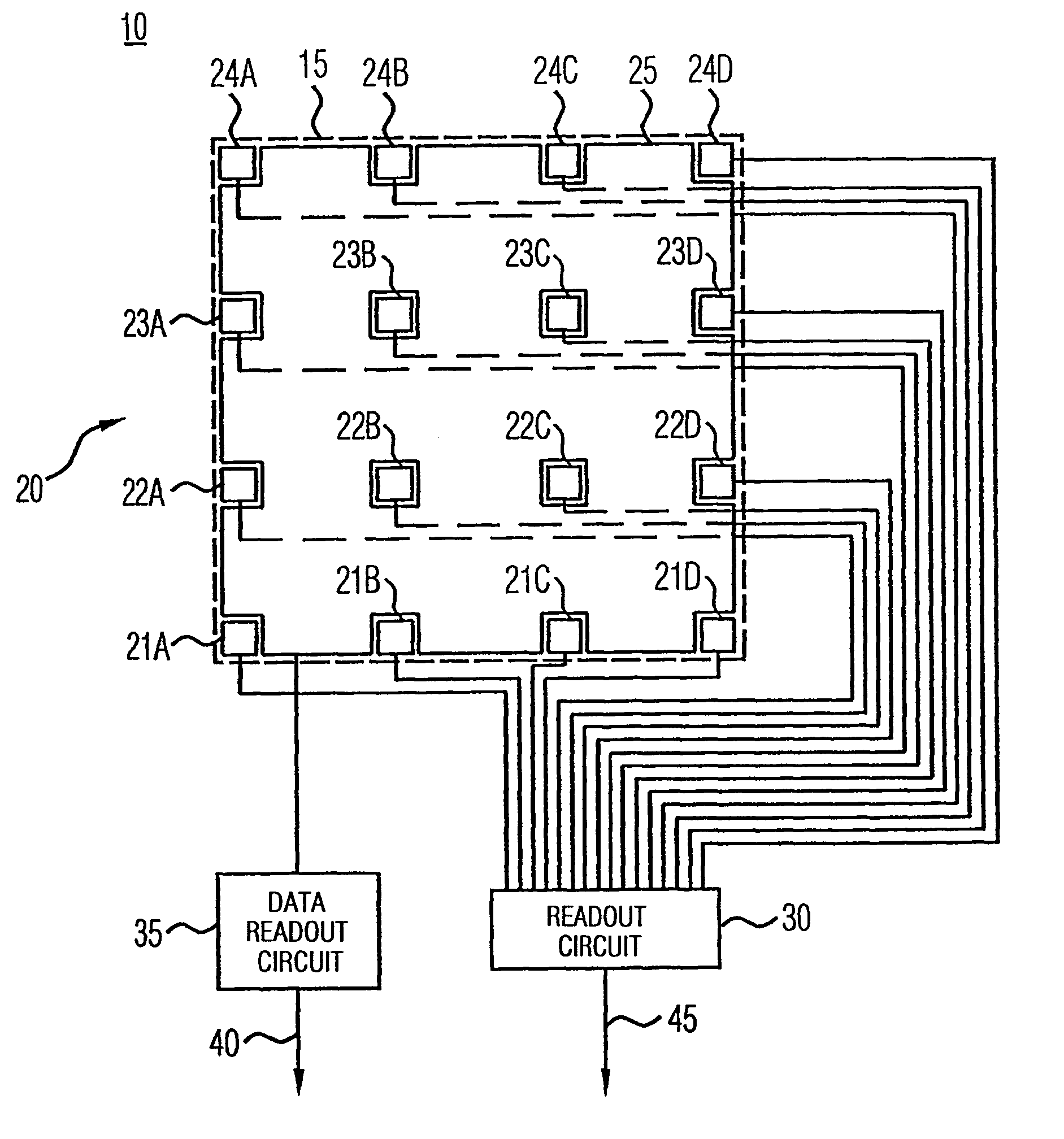 Optical detection device for detecting an intensity of a light beam and for detecting data transmitted by the light beam