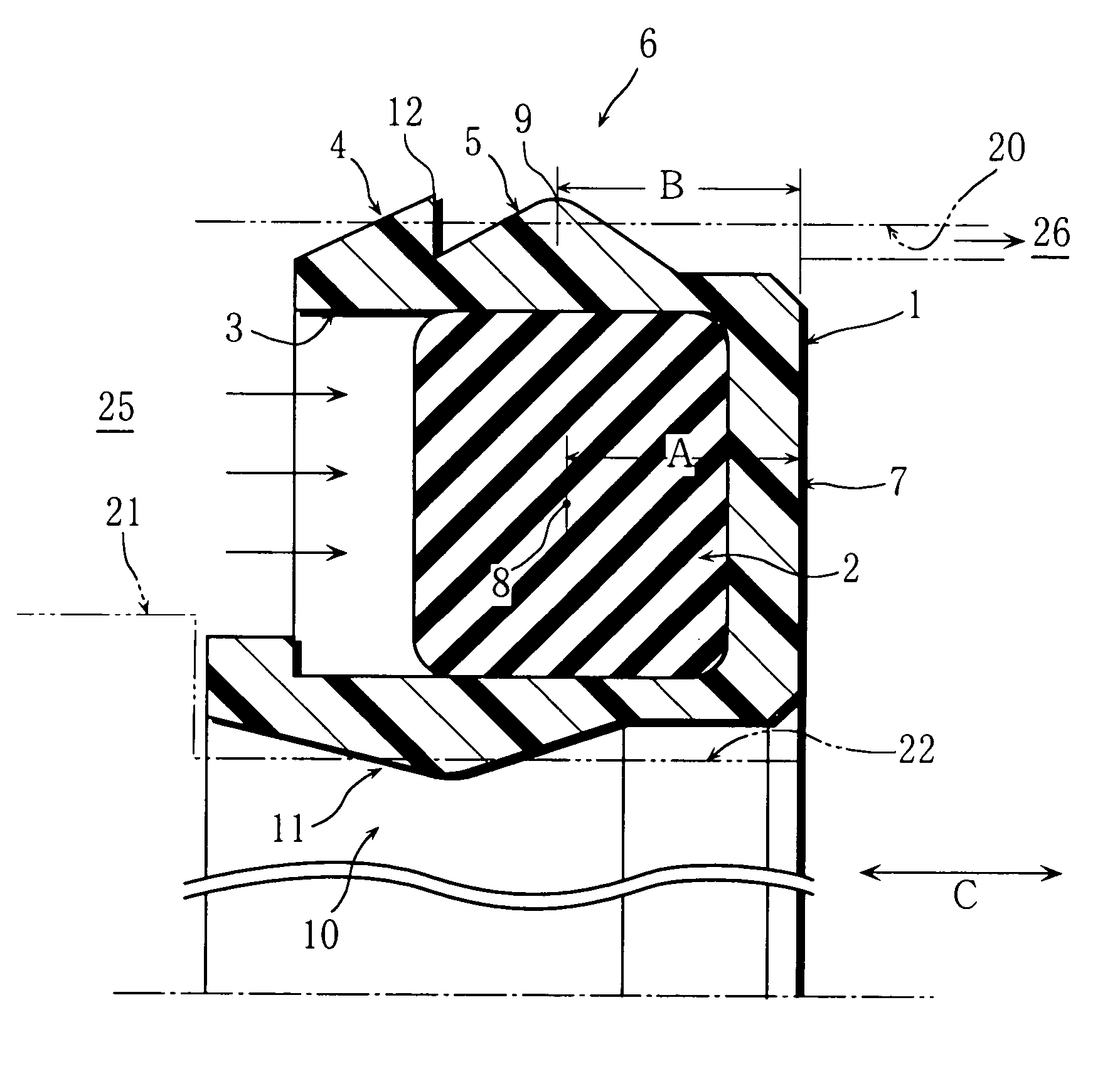 Sealing material