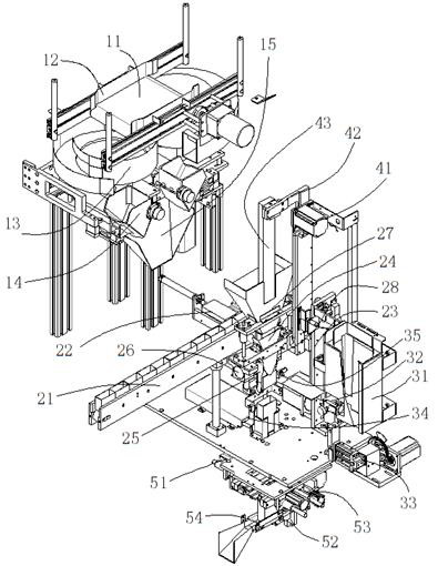 Tea packaging machine with built-in paper boxes