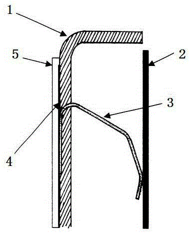 Printed mobile phone antenna