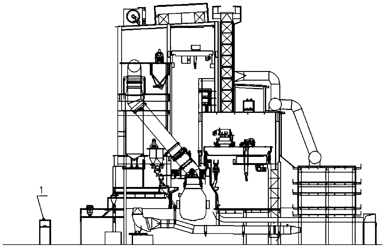 A method for installing steel columns for factory building expansion located at existing pipelines