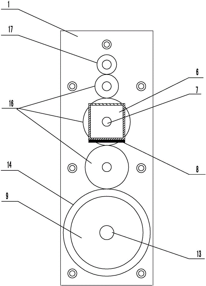 Automatic sand feeding and thickness increasing system for diamond abrasive wheel and use method