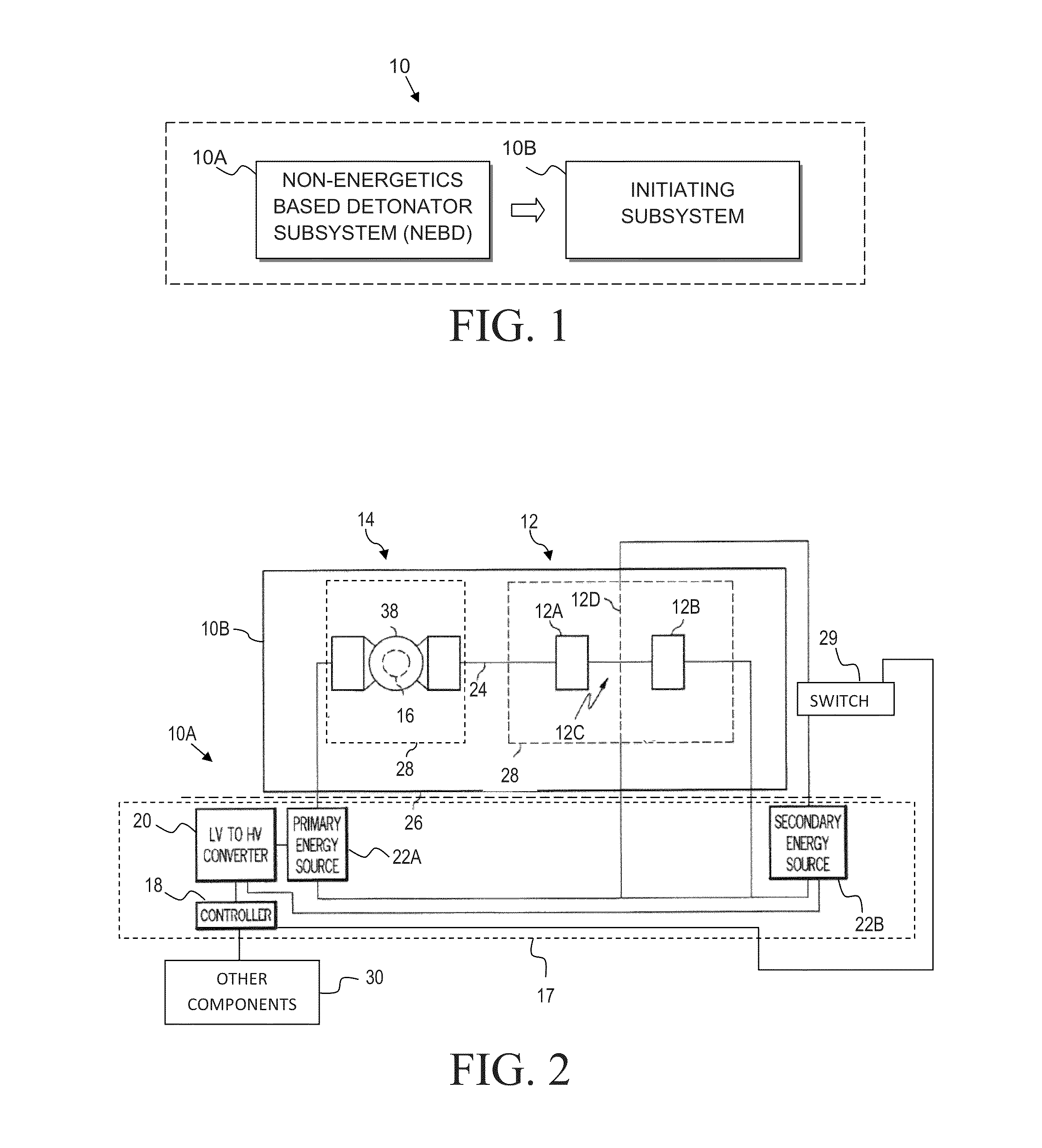 Non-energetics based detonator