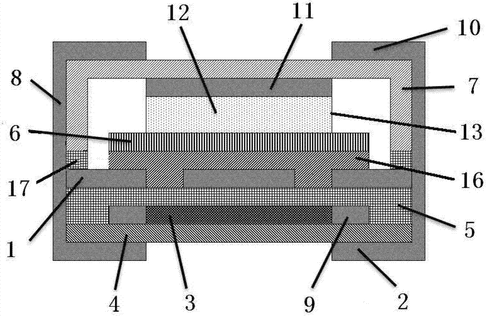 Over-current over-voltage protective element and manufacture method thereof