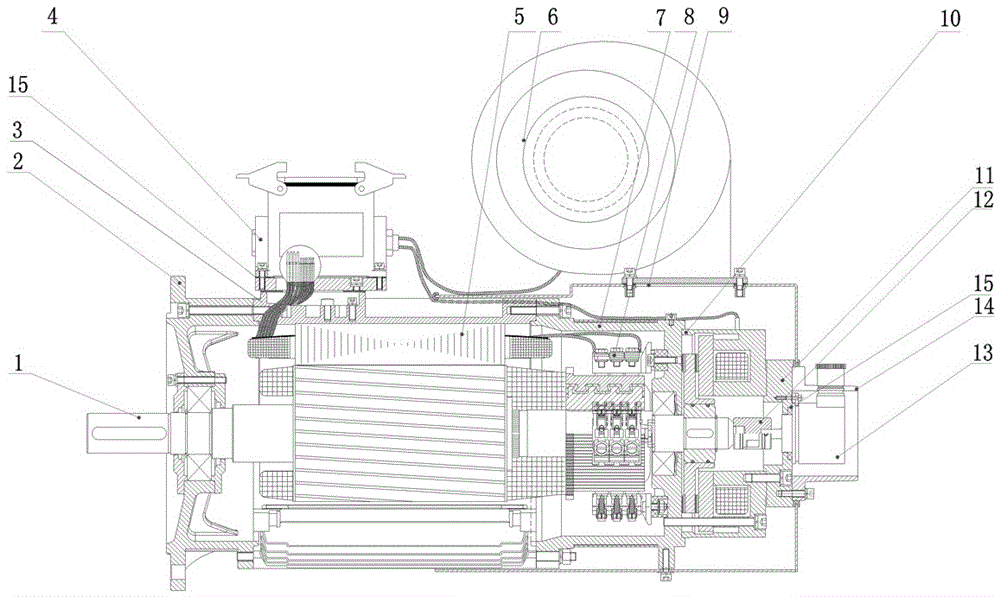 High-torque high-sealing variable paddle direct current motor