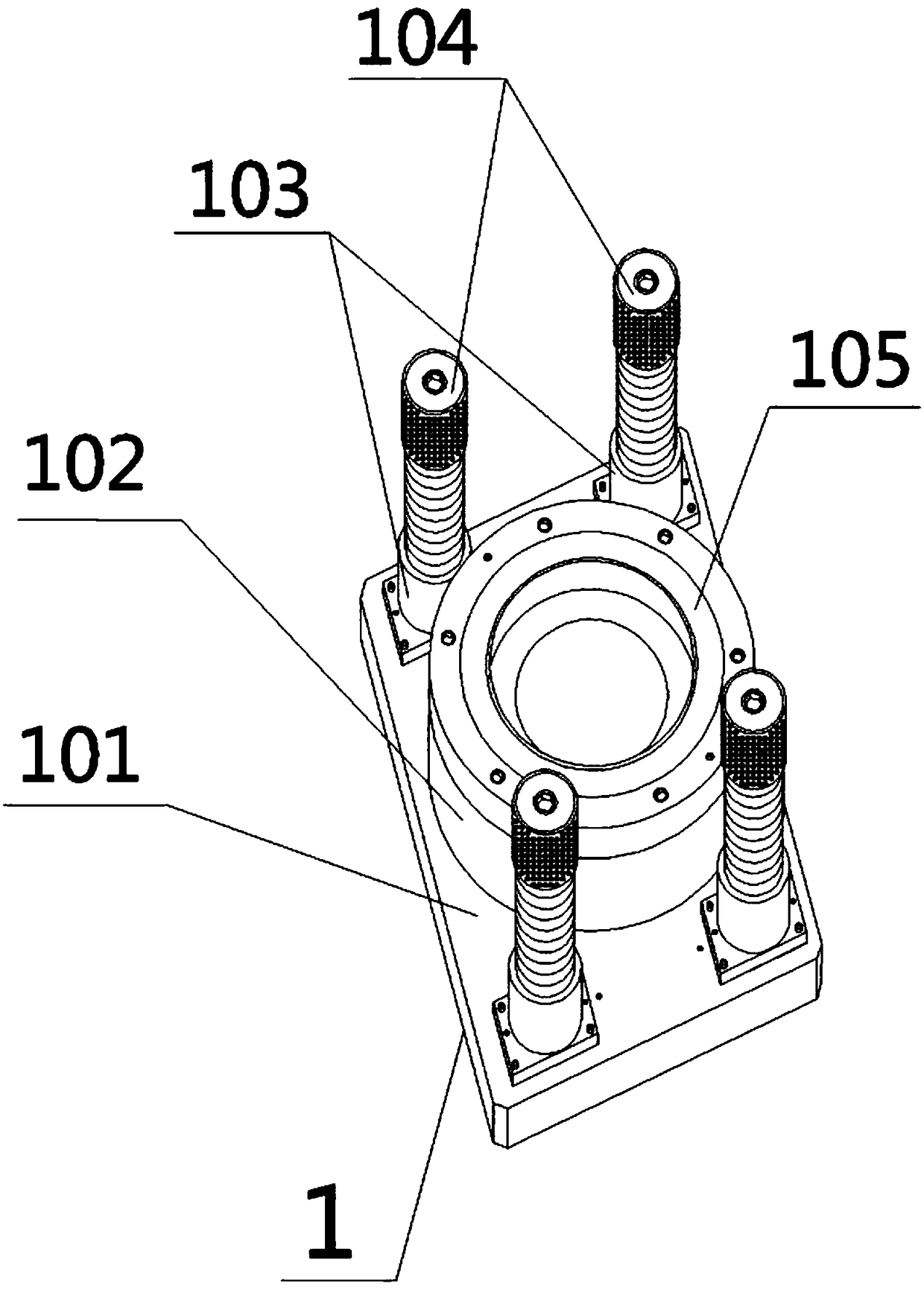 Left and right ball plate group die of solar energy water storage tank