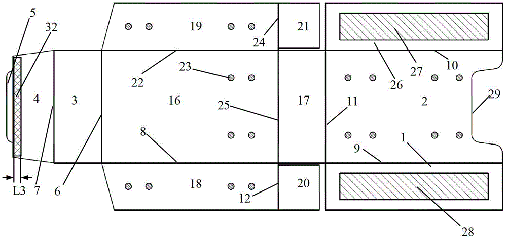 Packaging paper for forming straight packaging of cigarette packaging box, forming method and using method