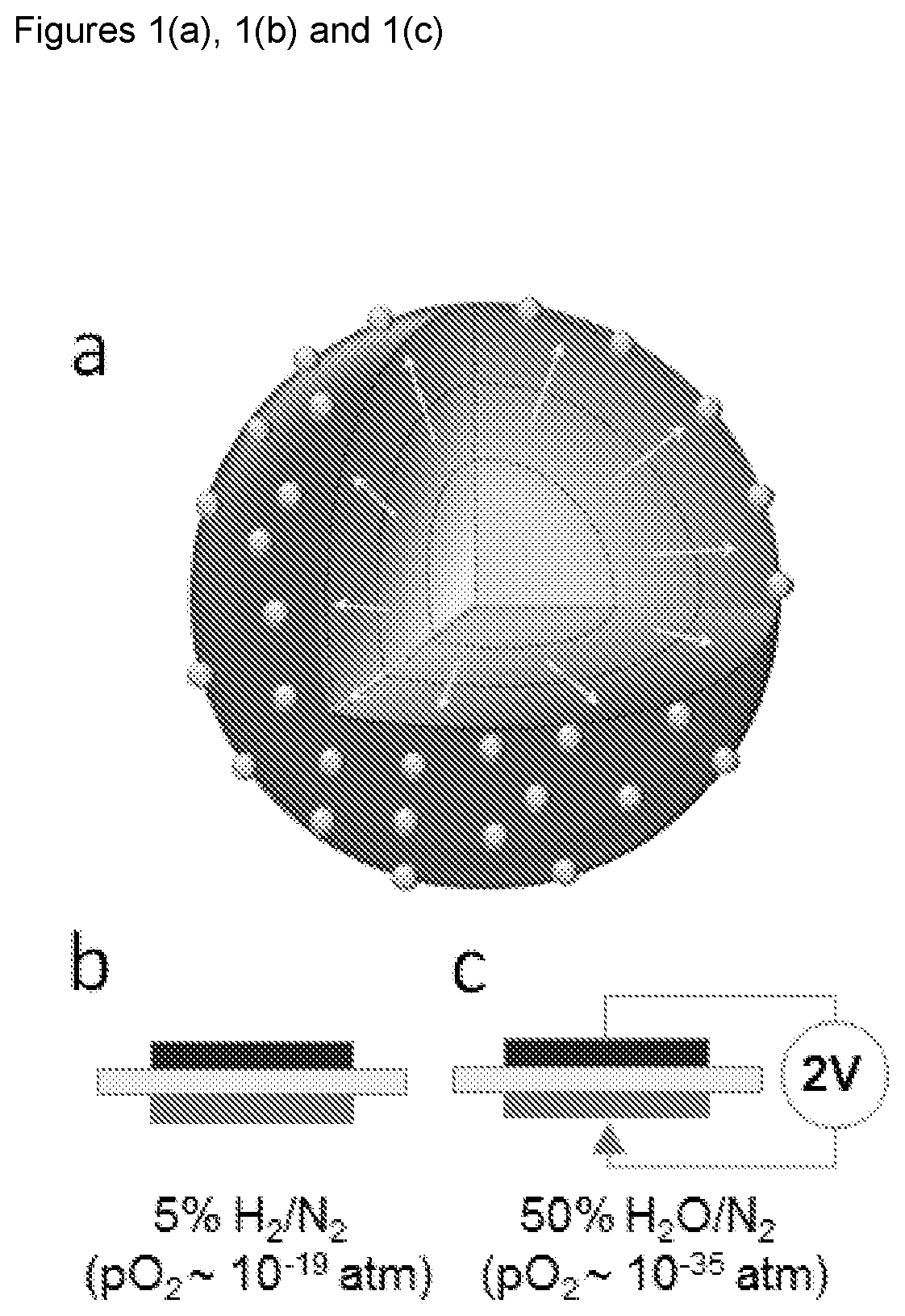 Method for producing an electrode catalyst from a perovskite metal oxide