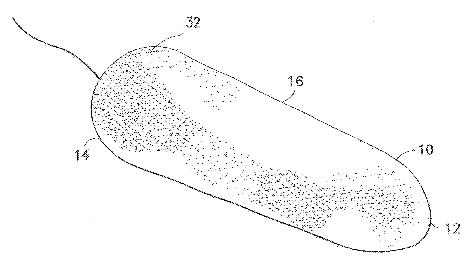 Tampon pledget having improved expansion and process for producing same