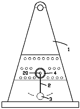 Mechanical road induction isolation pier