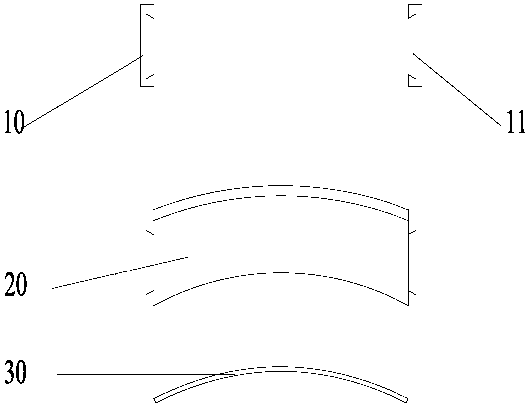 Bone joining plate structure