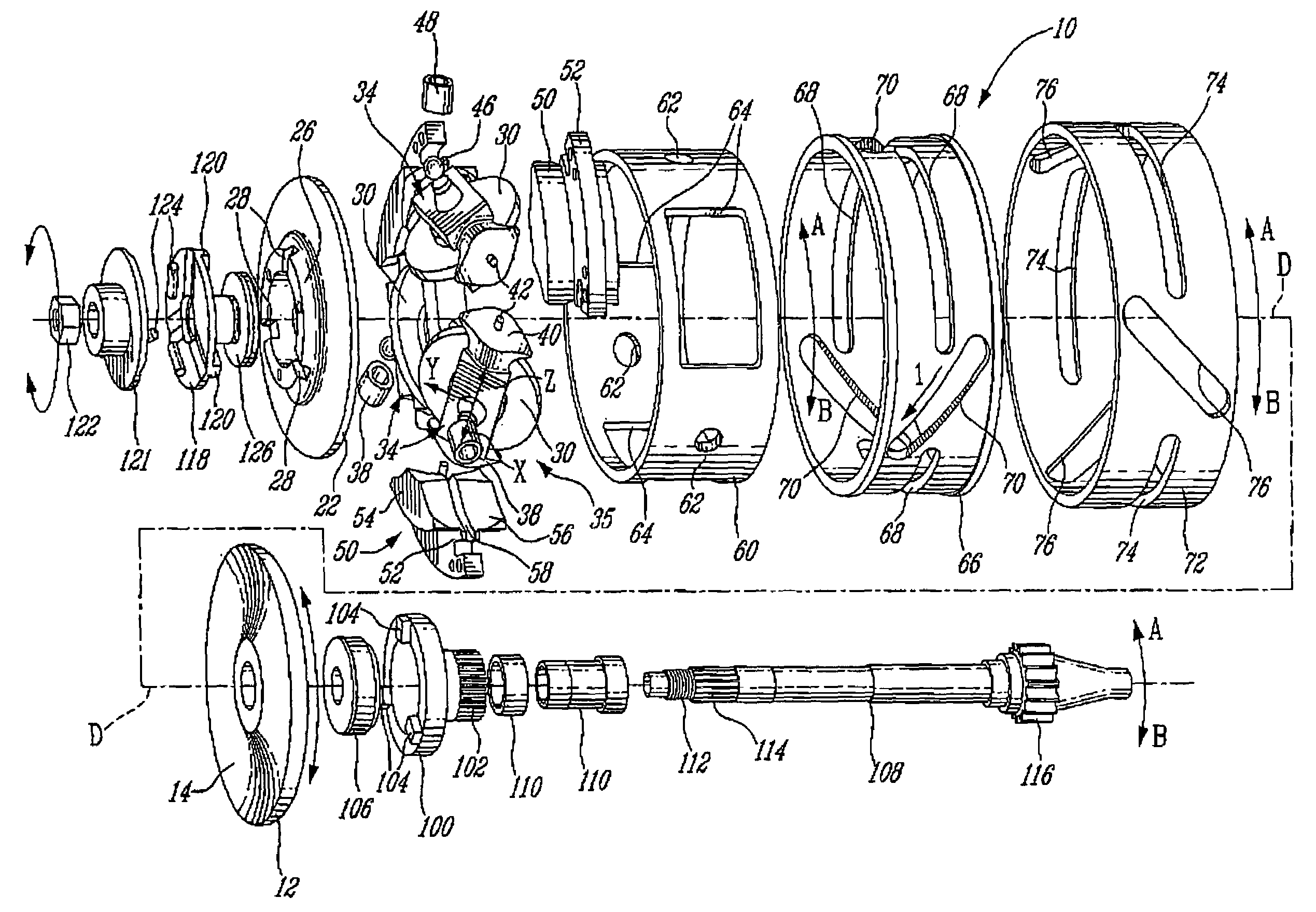 Drive roller control for toric-drive transmission