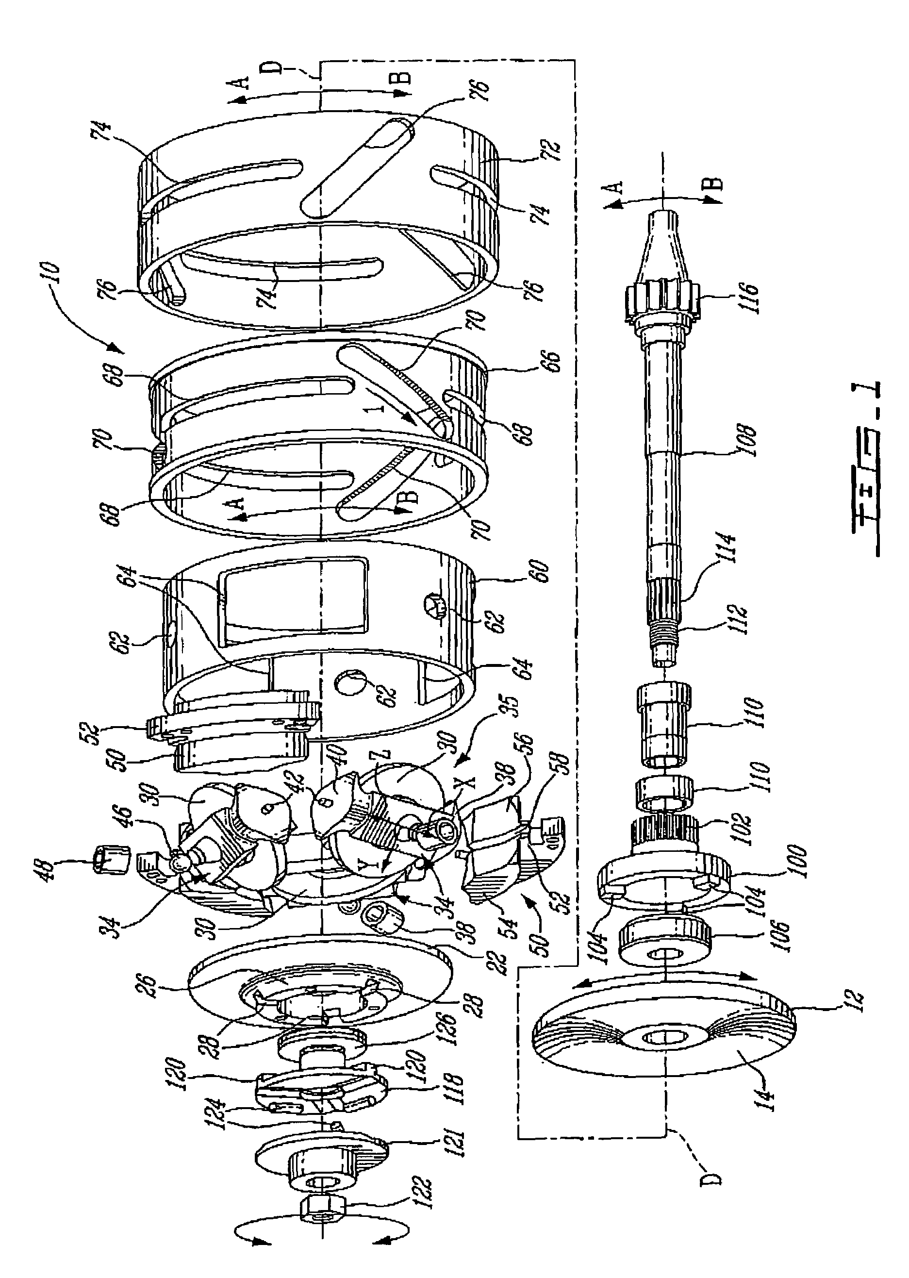 Drive roller control for toric-drive transmission