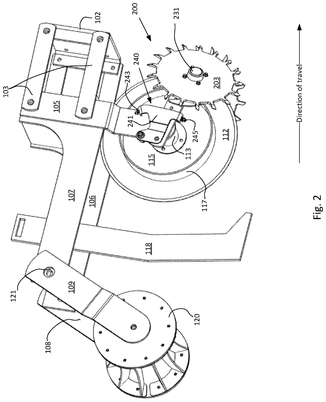 Improved row cleaner and row closer assemblies for strip till planters