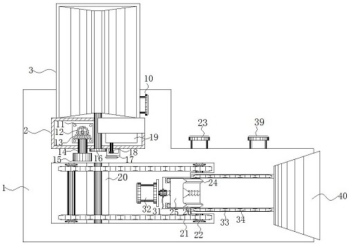 Production equipment convenient for bending device of pull-out basket of environment-friendly disinfection cabinet