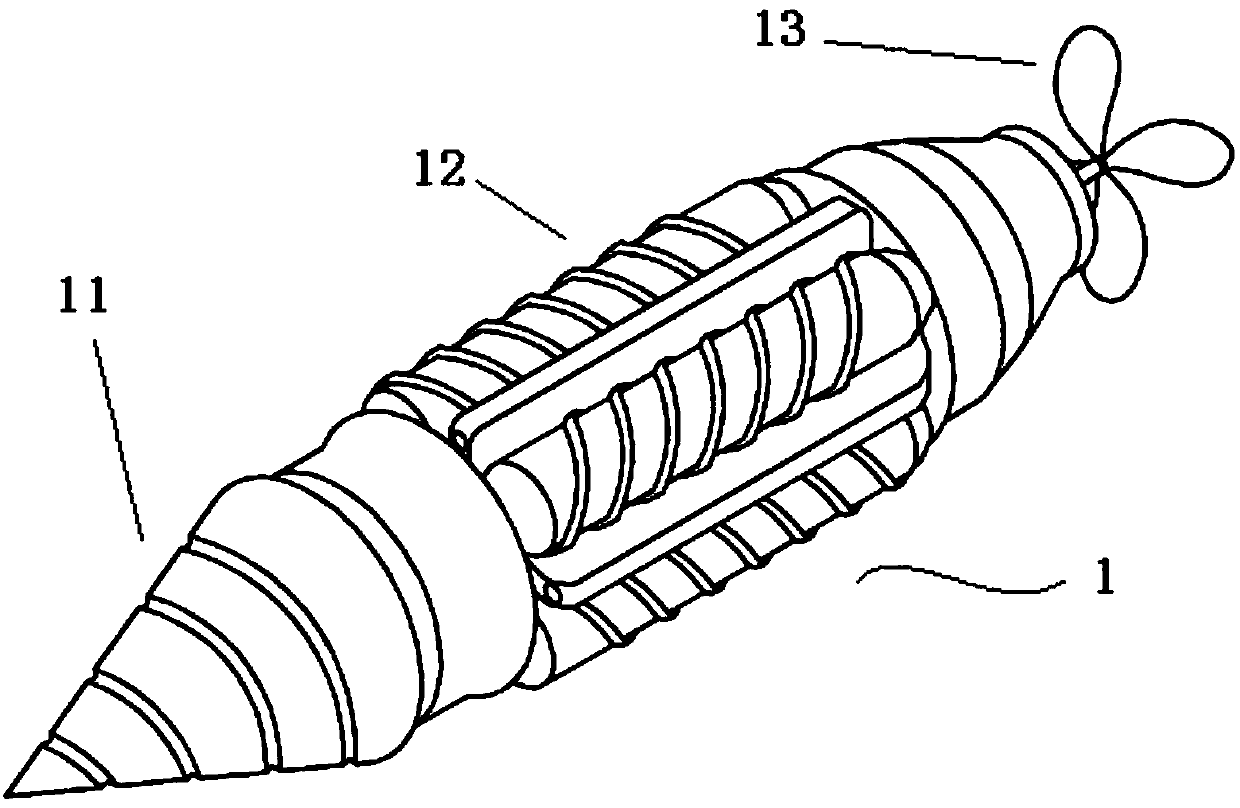 Unmanned submersible vehicle