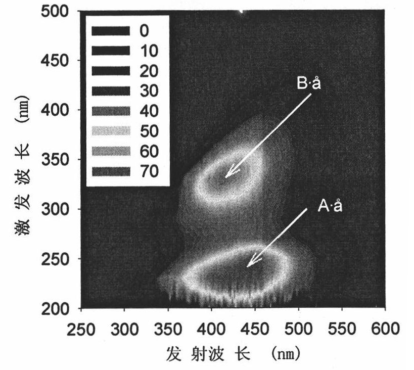 Method for quickly identifying refuse landfill percolate in sewage water discharged into sewage treatment plant