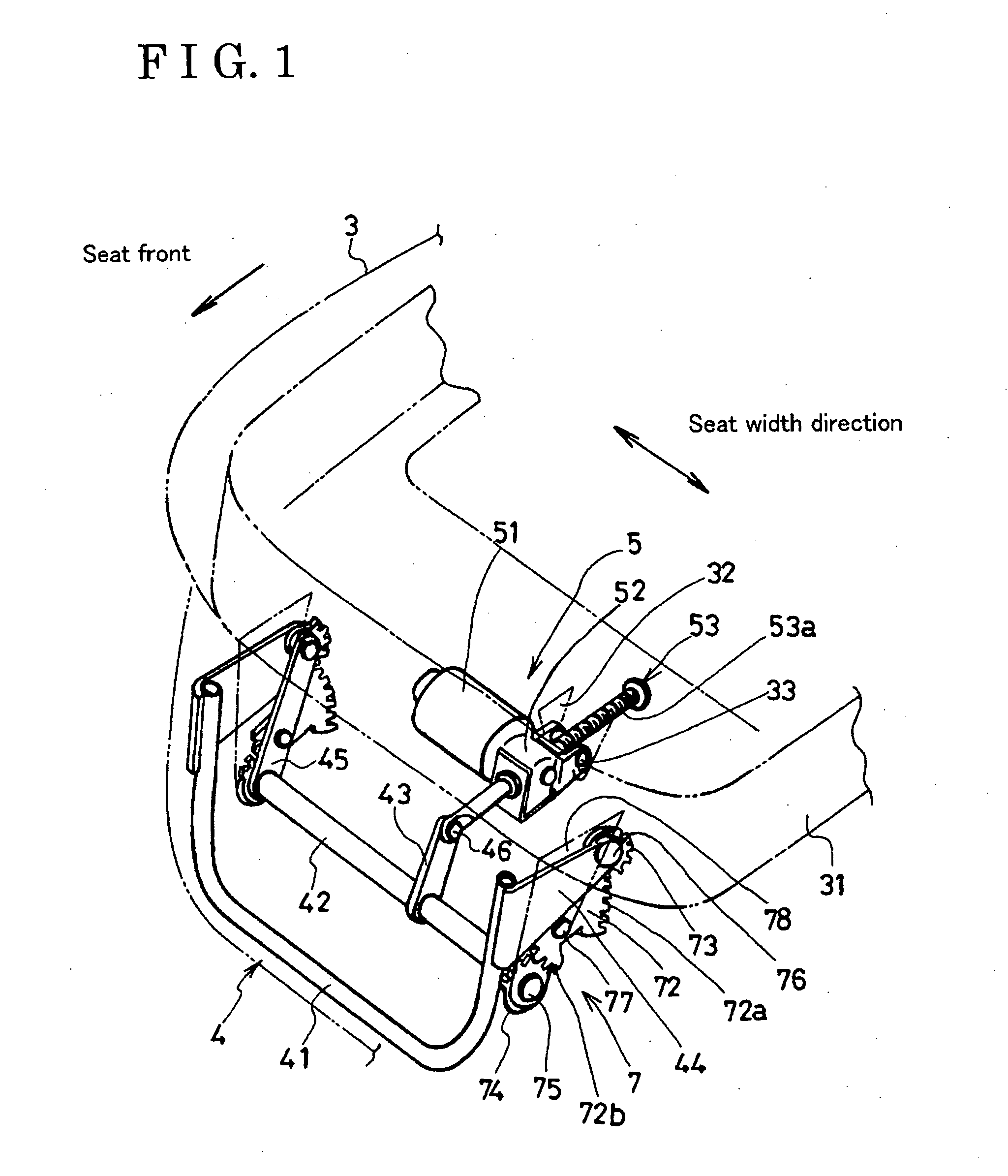 Seat apparatus for vehicle