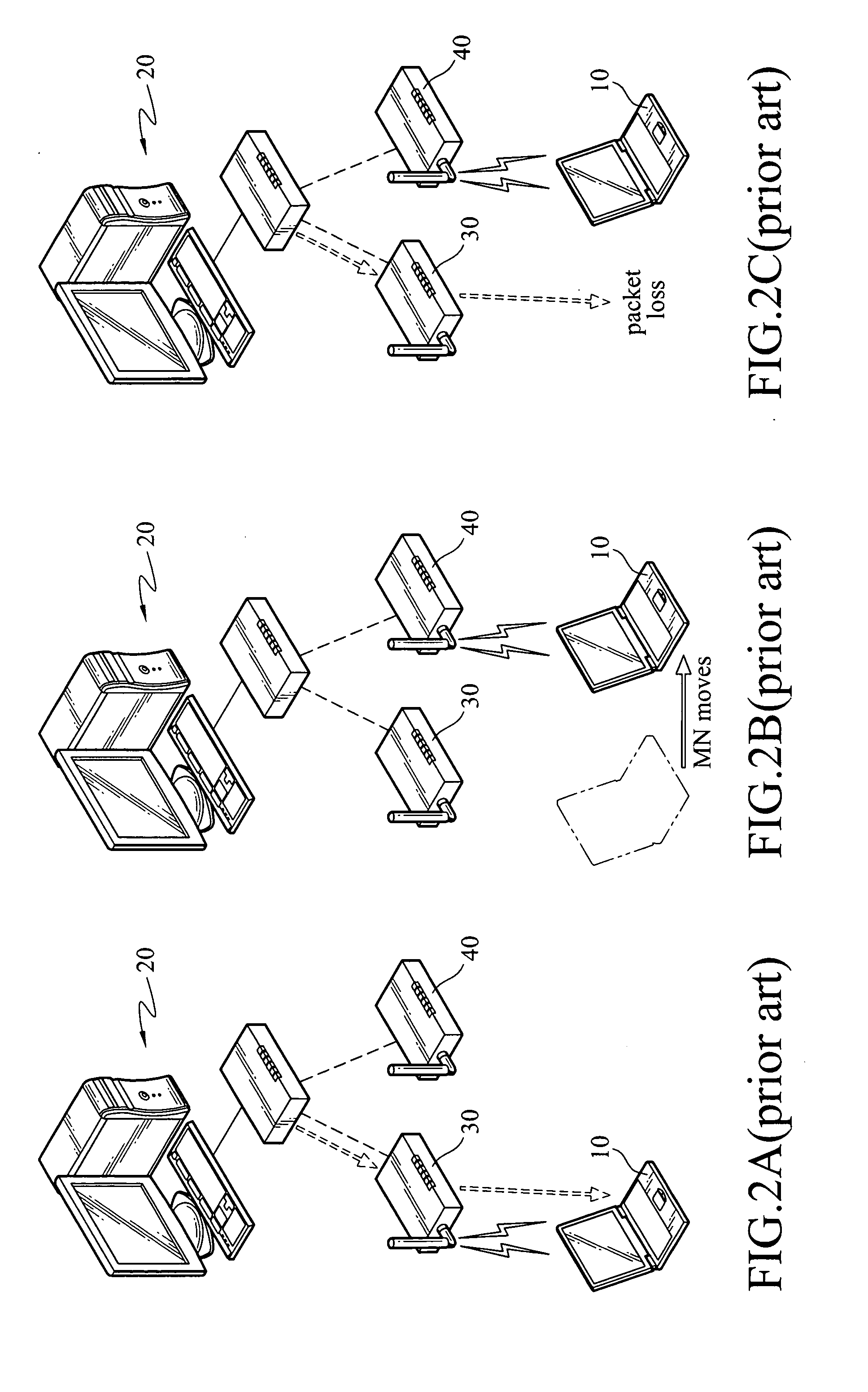 Method for rapidly lnking mobile node and access point in wireless local area network