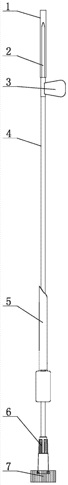 Disposable puncture prevention intravenous infusion needle