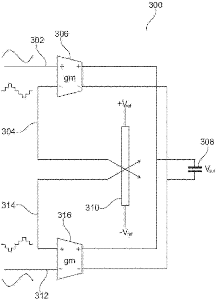 A/D converter input stage