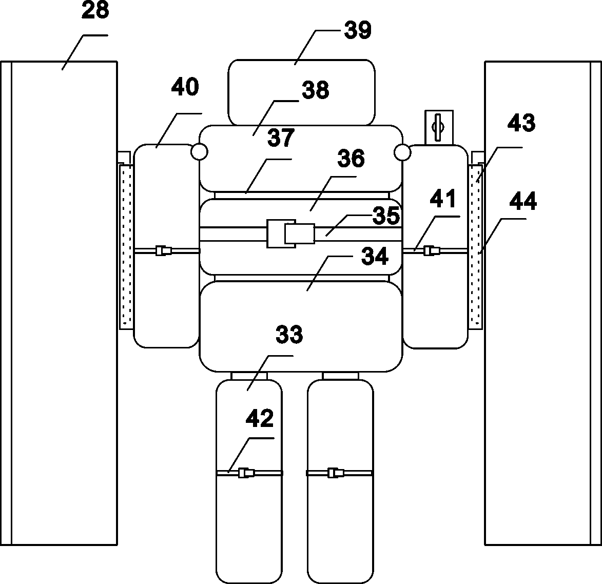 Angle-adjusting medical surgical nursing bed and surgical patient mobile nursing method