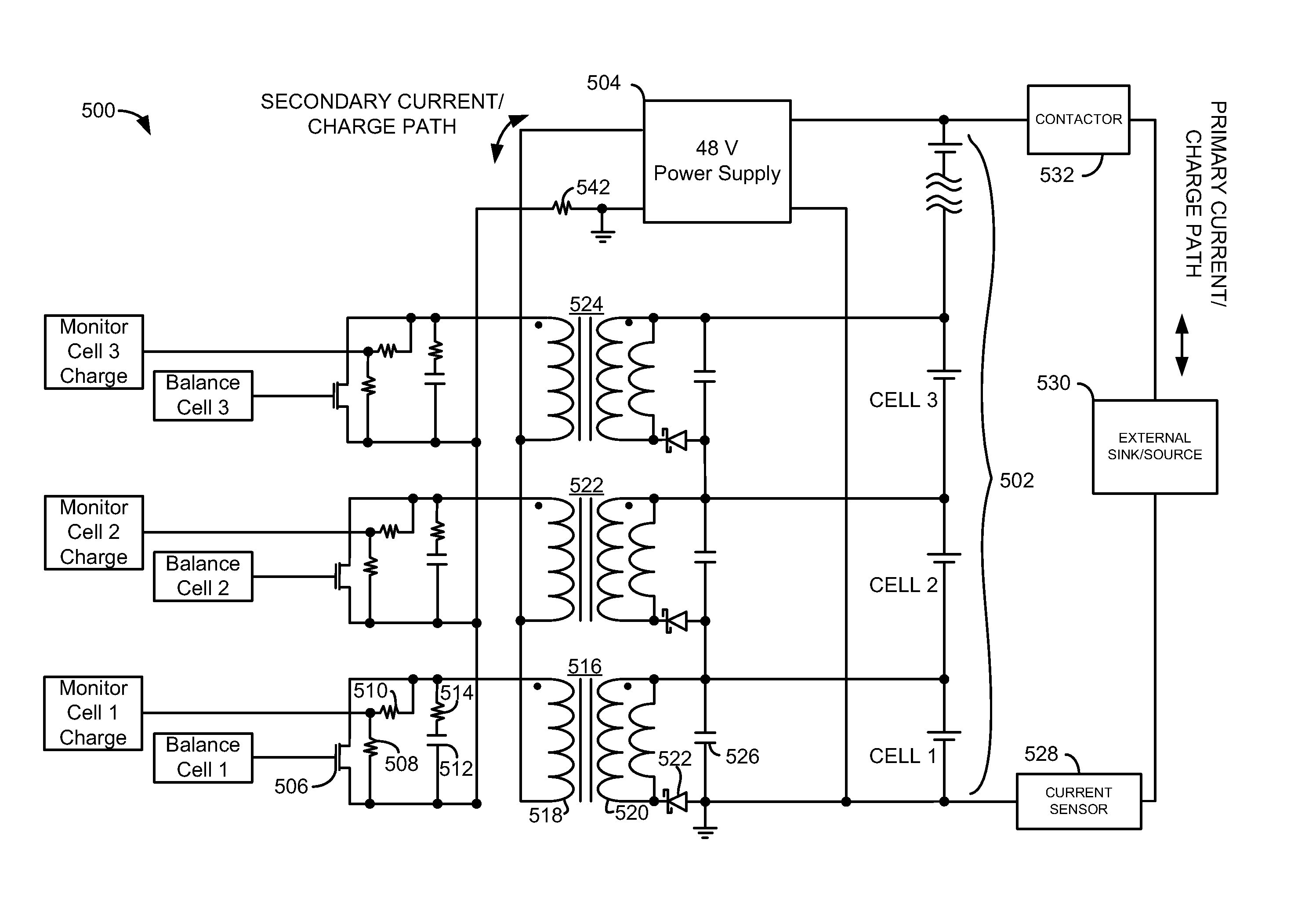 System and method for balancing voltage of individual battery cells within a battery pack