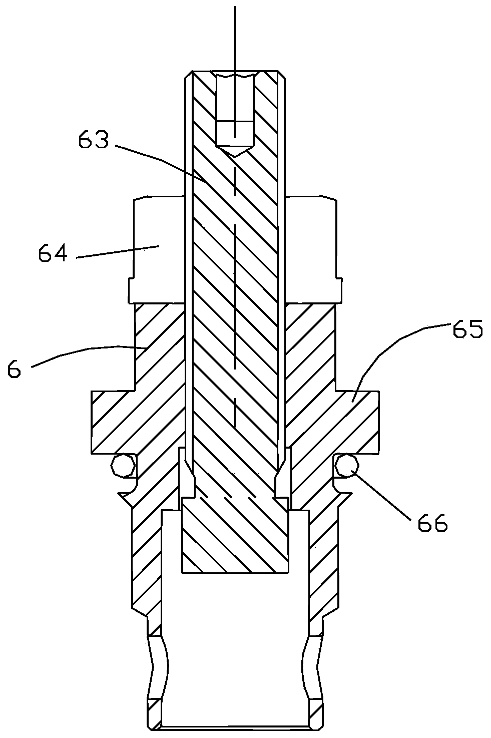 Device for implementing external control and high-pressure automatic control