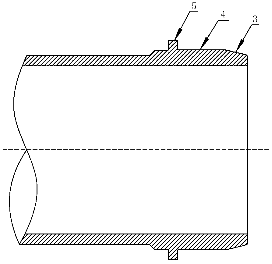 Connecting structure and connecting method of steel wire mesh framework polyethylene composite pipe and application