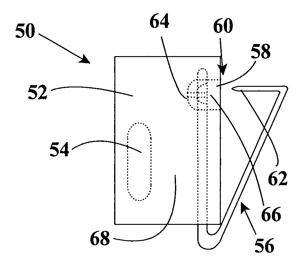 Metal ear tag with electronic identification device