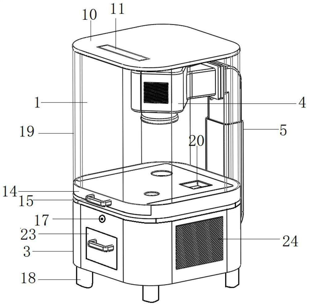 Device for non-toxic marking of in-vitro culture dish in cell therapy