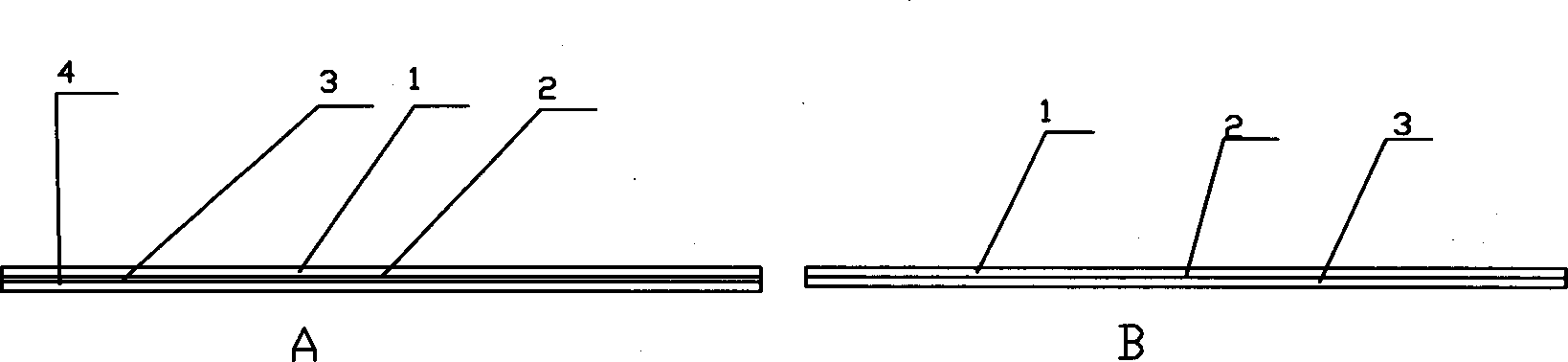 Ceramic parquet board and its production process