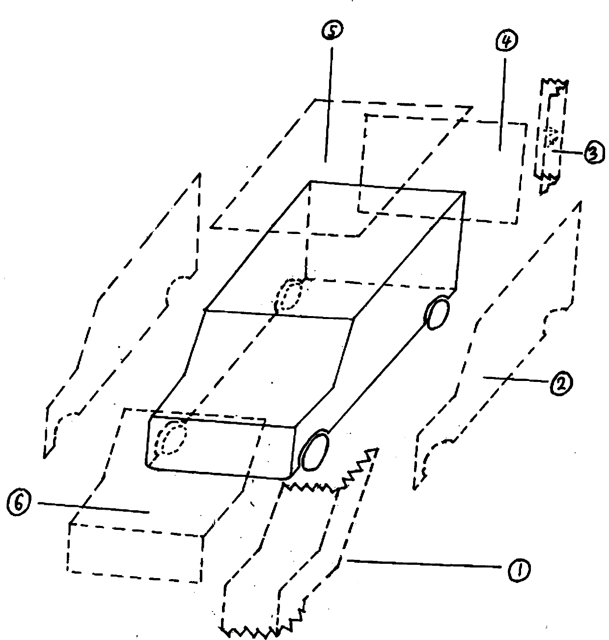 Automobile anti-collision automatic brake device