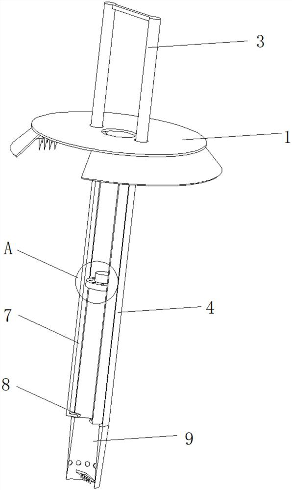 Deepwater sampling device for water conservancy projects