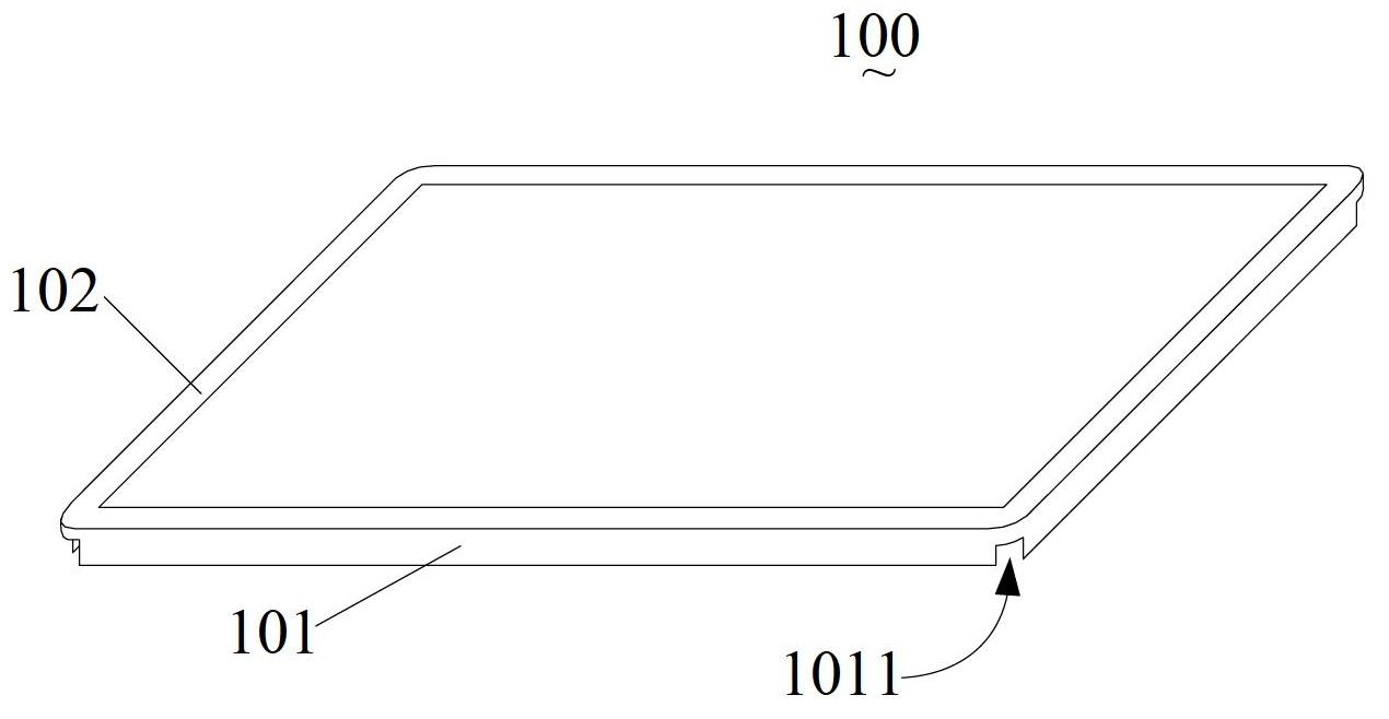 Front frame and liquid crystal display device