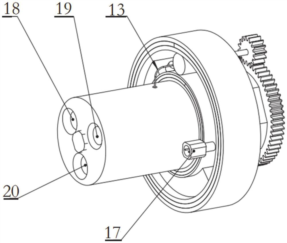 Cavitation jet intelligent nozzle and underwater cleaning robot