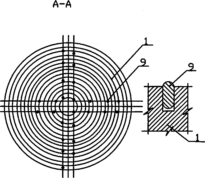 Threaded post-spinning reinforced concrete pile