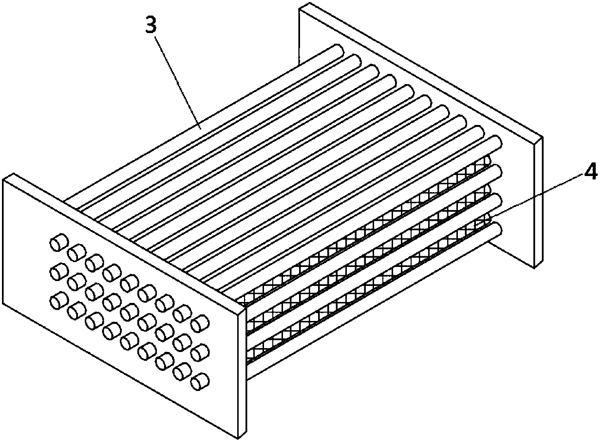 Grid type plasma reaction apparatus and hydrogen sulfide decomposing method